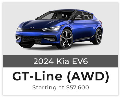 2024 Kia EV6 GT-Line AWD Starting at $57,600