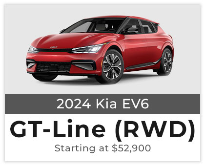 2024 Kia EV6 GT-Line RWD Starting at $52,900