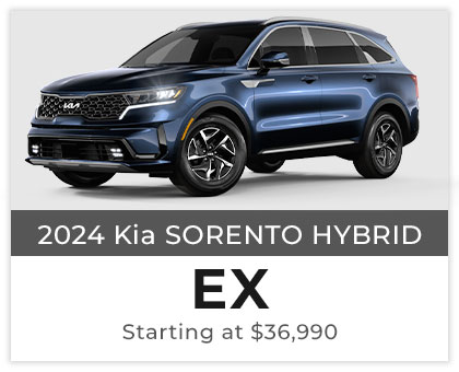 2024 Kia Sorento Hybrid EX Starting at $36,990
