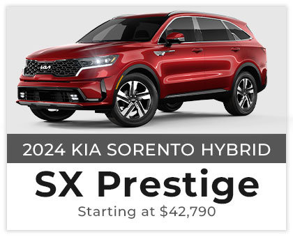 2024 Kia Sorento Hybrid SX Prestige Starting at $42,790