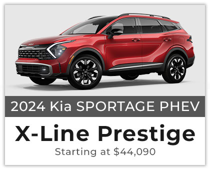 2024 Kia Sportage PHEV X-Line Prestige Starting at $44,090