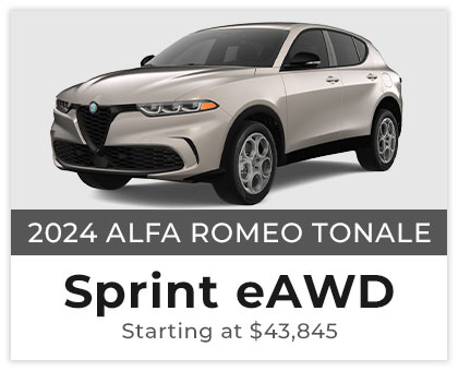 2024 Alfa Romeo Tonale Sprint eAWD Starting at $43,845