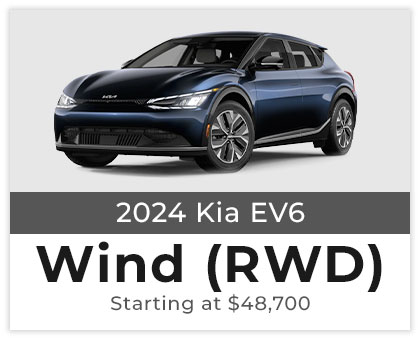 2024 Kia EV6 Wind (RWD) Starting at $48,700